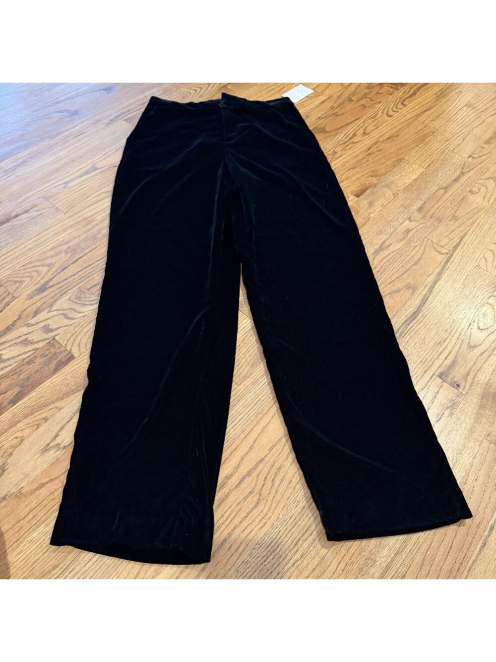 A New Day Womens Black Velvet Pants New Size 6